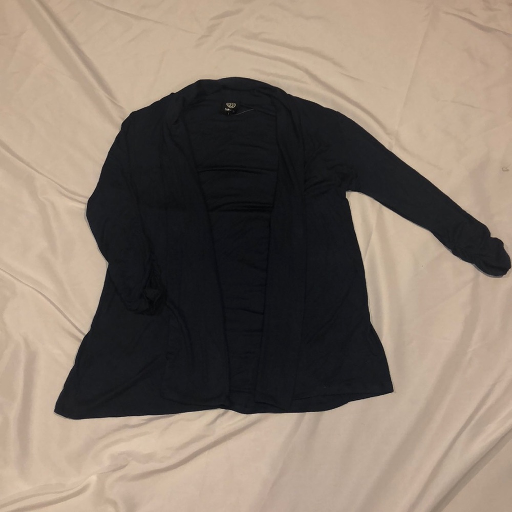 Dark blue cardigan